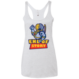 END OF STORY Women's Triblend Racerback Tank