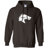 Desolation is Coming white Pullover Hoodie