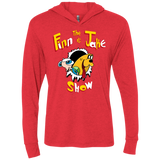 The Finn and Jake Show Triblend Long Sleeve Hoodie Tee