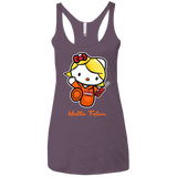Orange is the New Cat Women's Triblend Racerback Tank