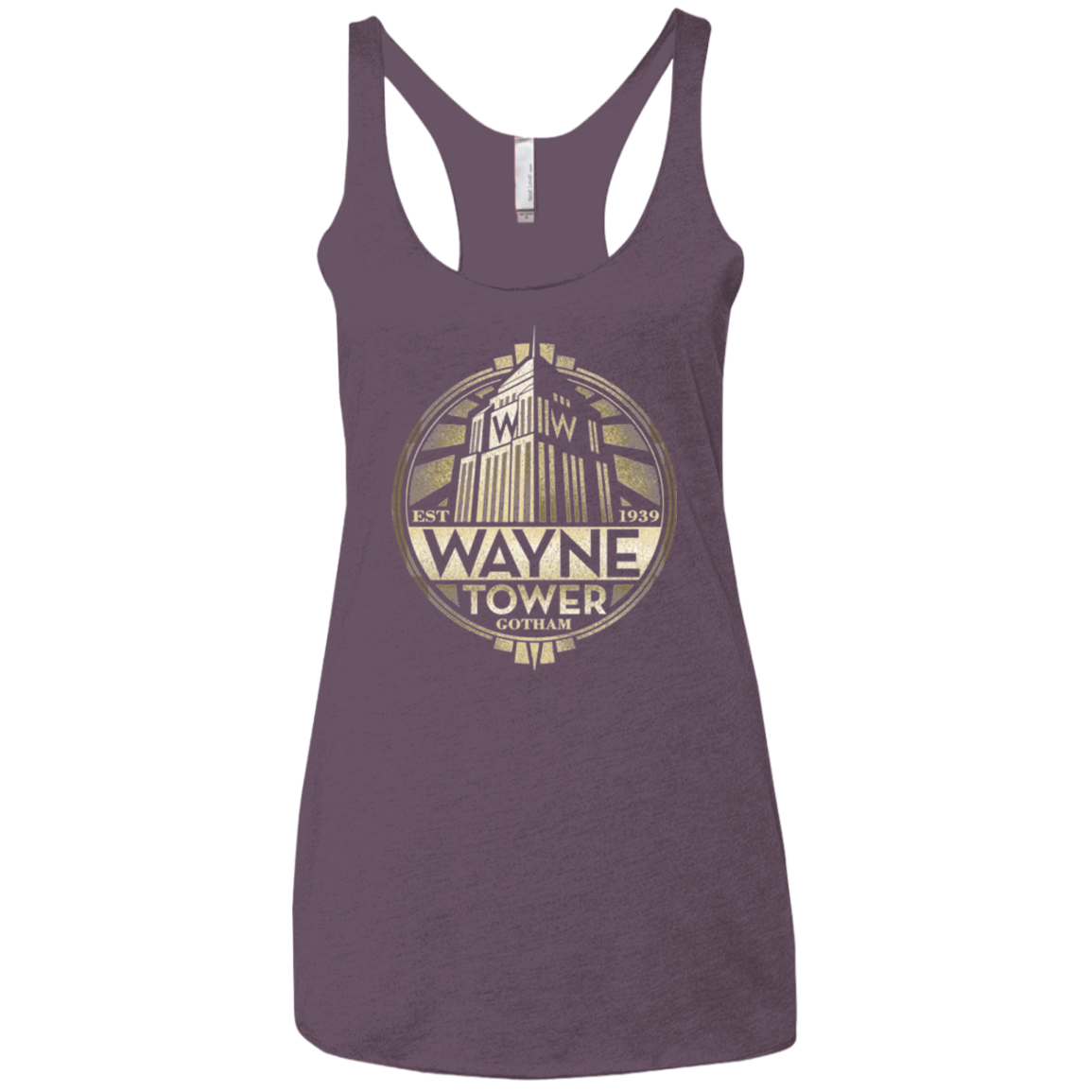Wayne Tower Women's Triblend Racerback Tank
