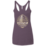 Wayne Tower Women's Triblend Racerback Tank