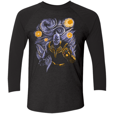 Starry Thanos Men's Triblend 3/4 Sleeve