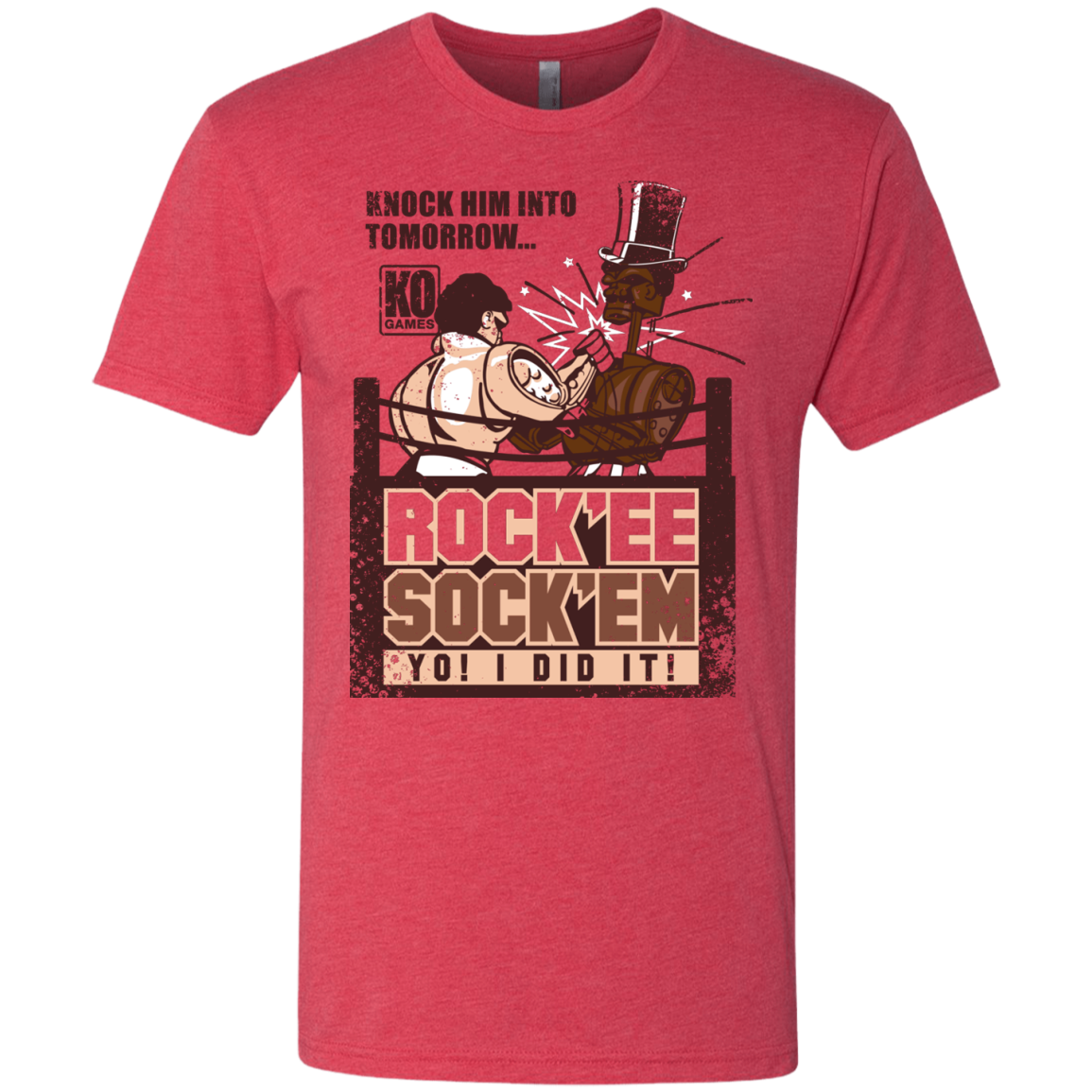 Rockee Sockem Men's Triblend T-Shirt