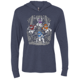 The Ninja Savages Triblend Long Sleeve Hoodie Tee