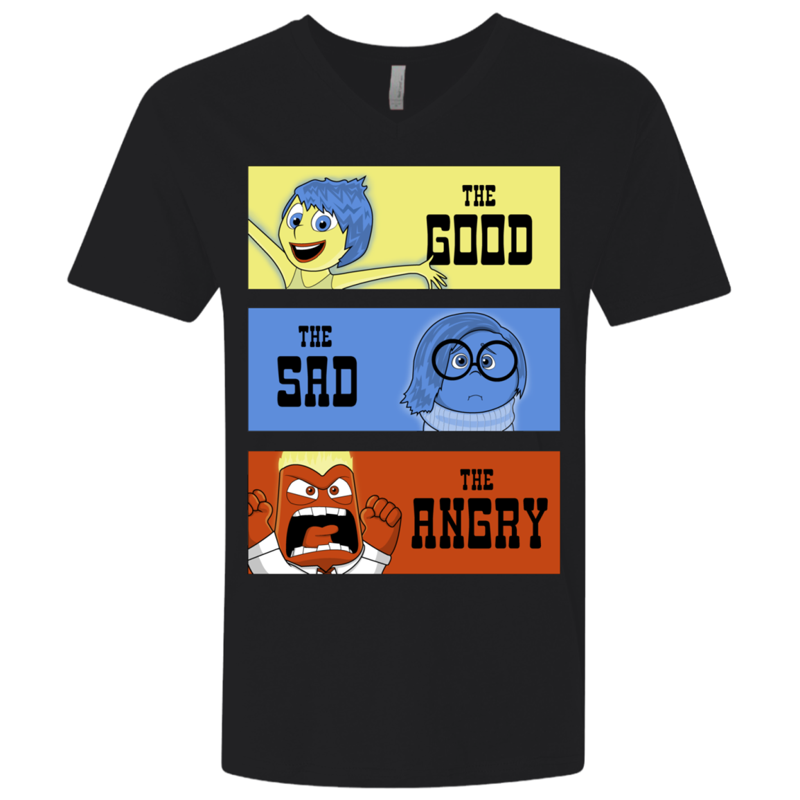 The Good, the Sad & the Angry Men's Premium V-Neck