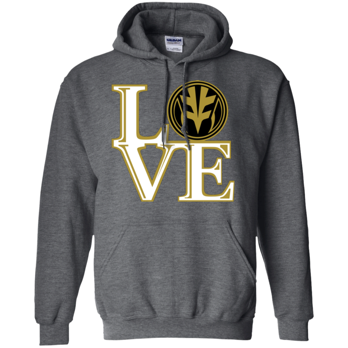 White Ranger LOVE Pullover Hoodie