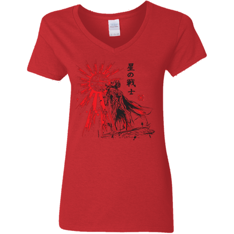 The Star Warrior Women's V-Neck T-Shirt