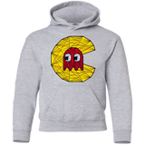 Poly Pac Man Youth Hoodie
