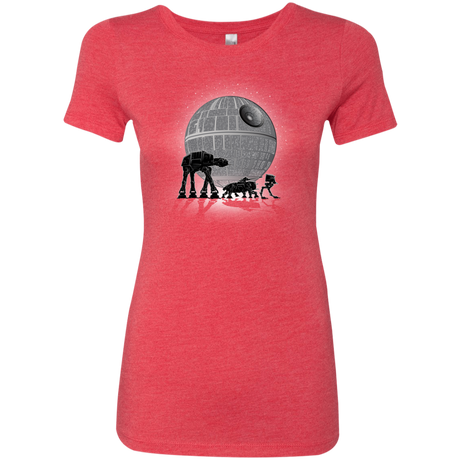 Full Moon Over Empire Women's Triblend T-Shirt