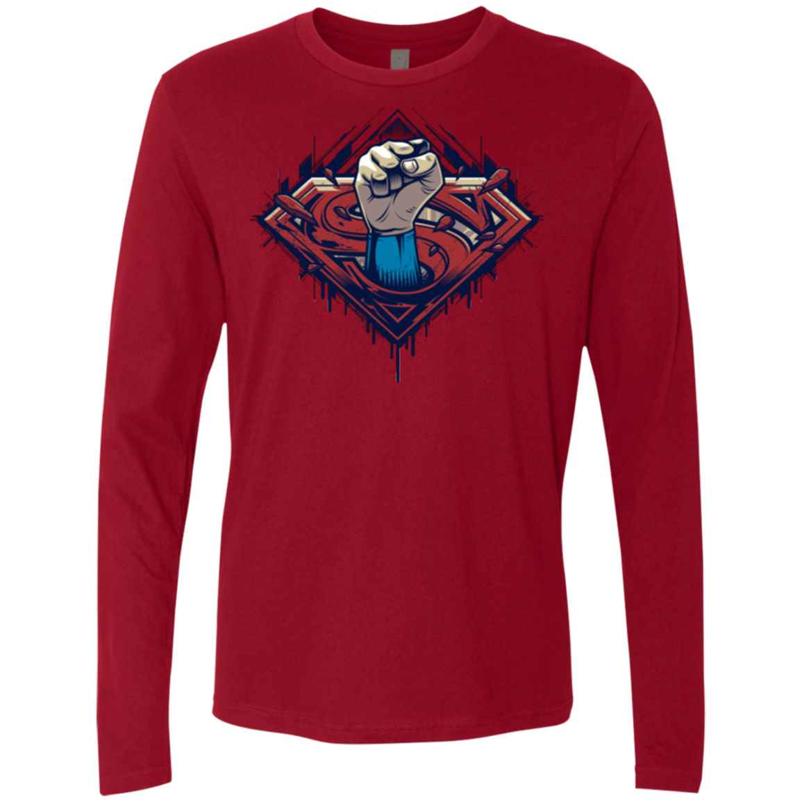 Steel Hero Men's Premium Long Sleeve