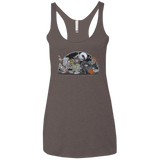 Where The Nasty Aliens are Women's Triblend Racerback Tank