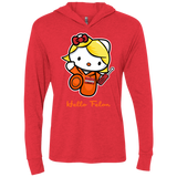 Orange is the New Cat Triblend Long Sleeve Hoodie Tee