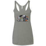 Where The Nasty Aliens are Women's Triblend Racerback Tank