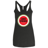 Luke Strikes Women's Triblend Racerback Tank