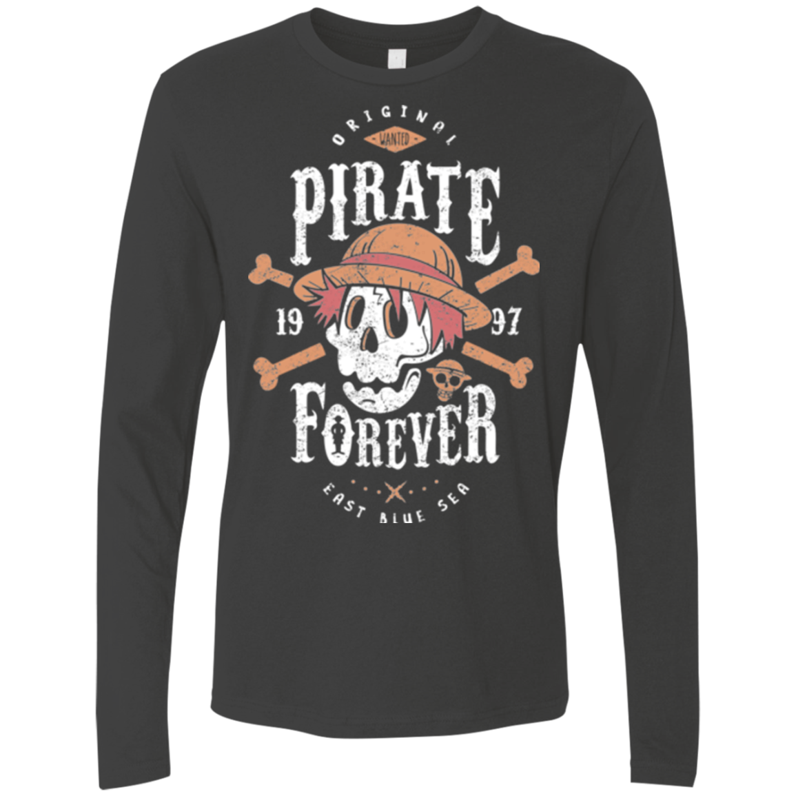 Wanted Pirate Forever Men's Premium Long Sleeve