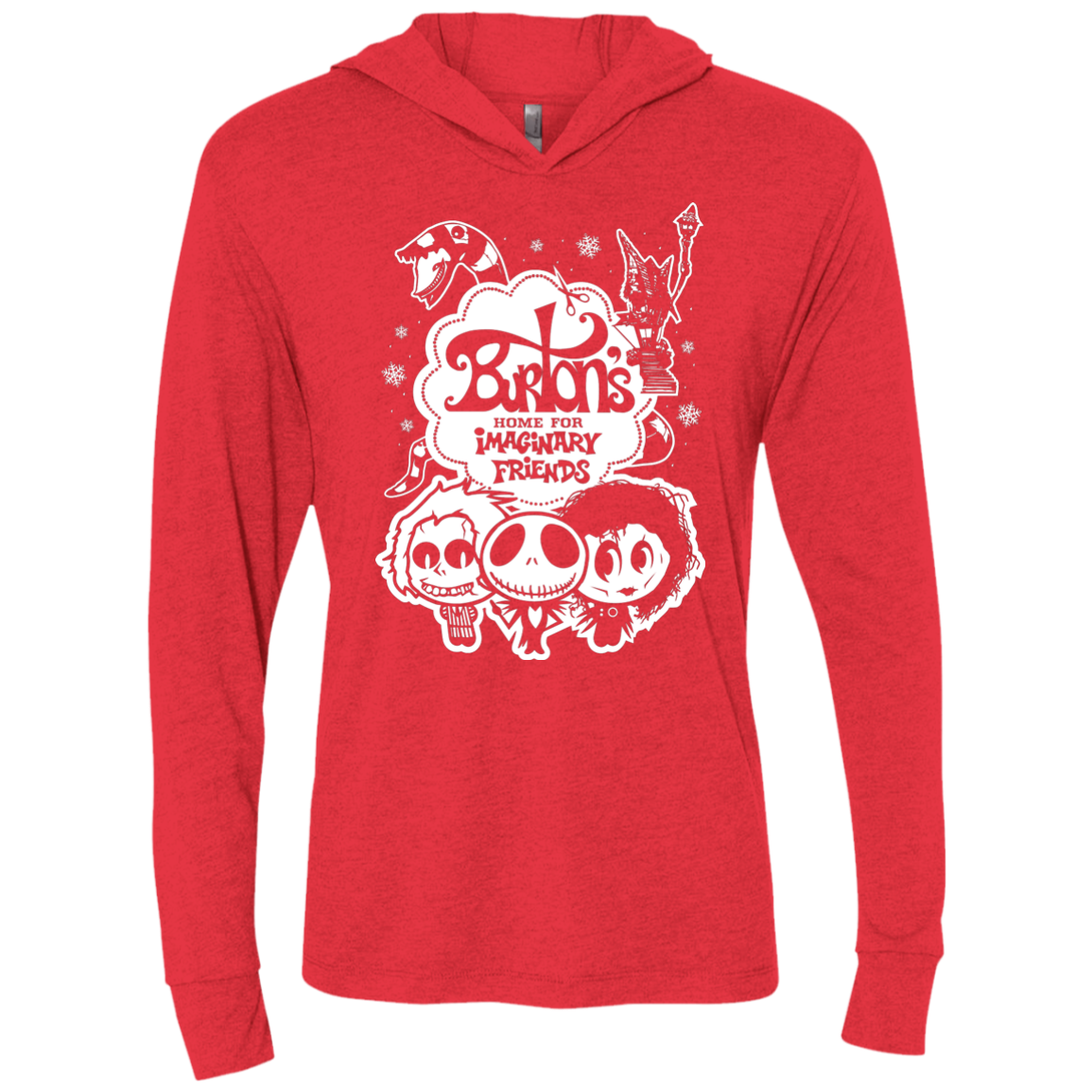 Burtons Imaginary Friends Triblend Long Sleeve Hoodie Tee