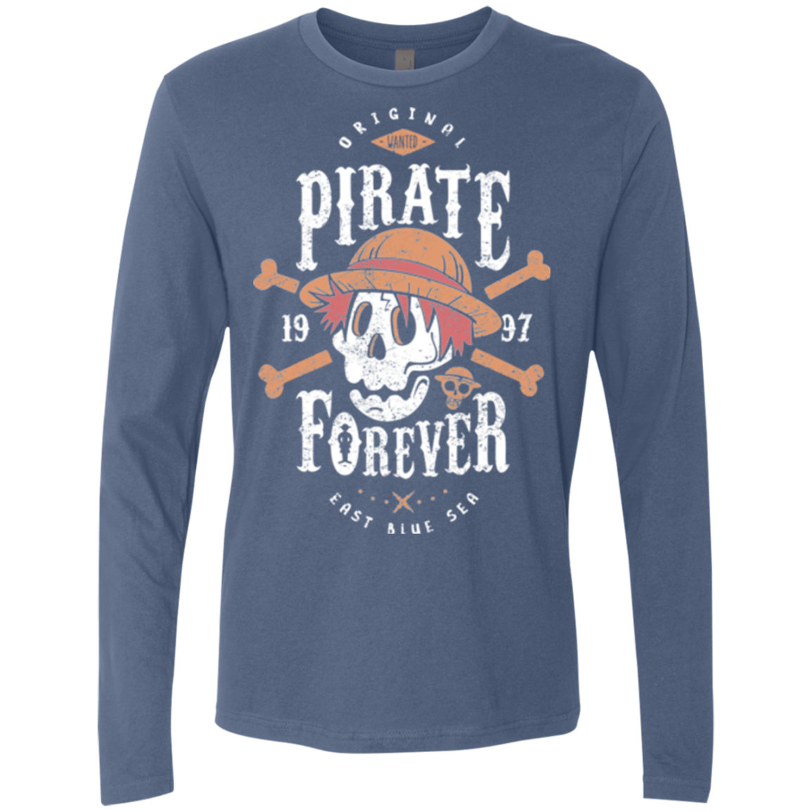 Wanted Pirate Forever Men's Premium Long Sleeve