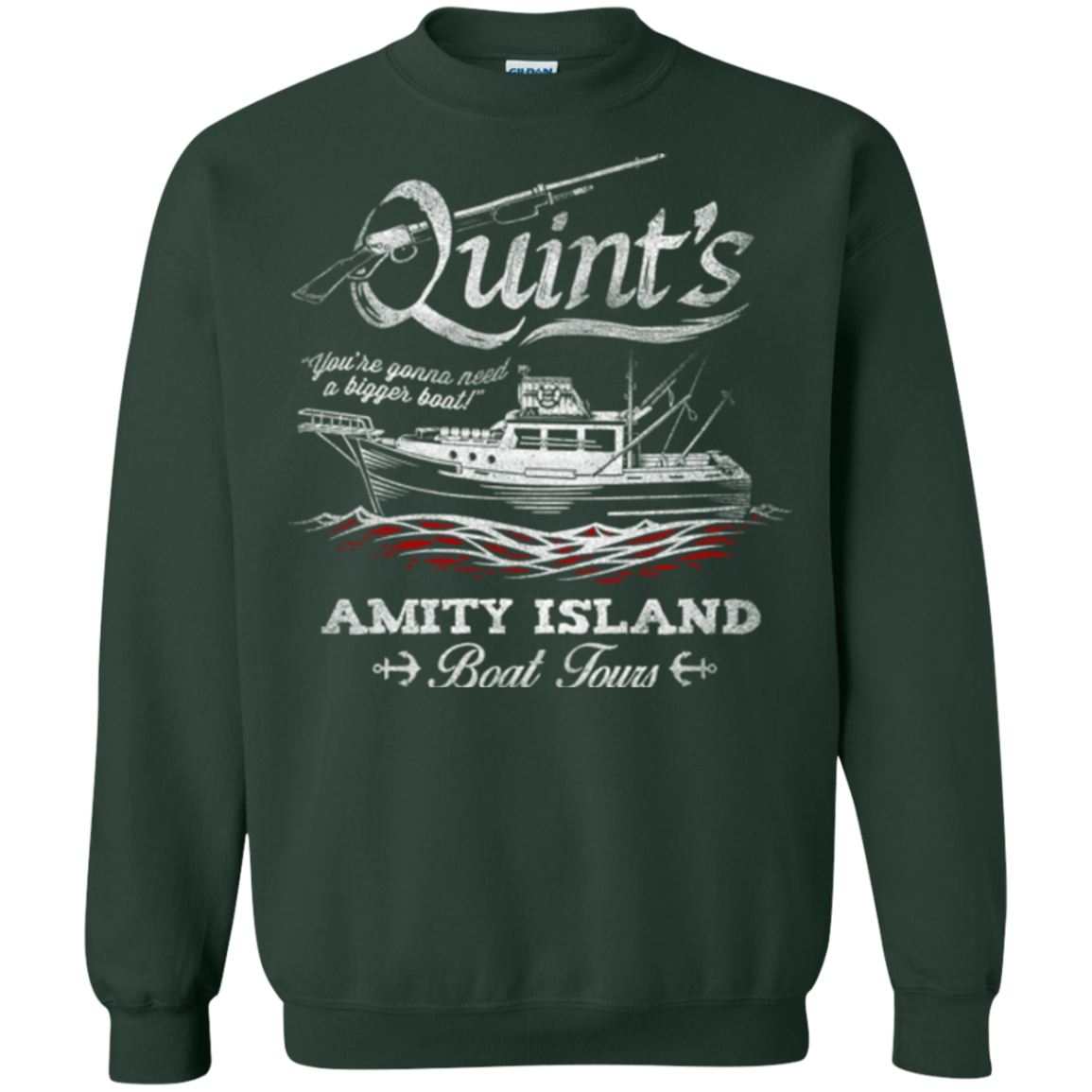 Quints Boat Tours Crewneck Sweatshirt