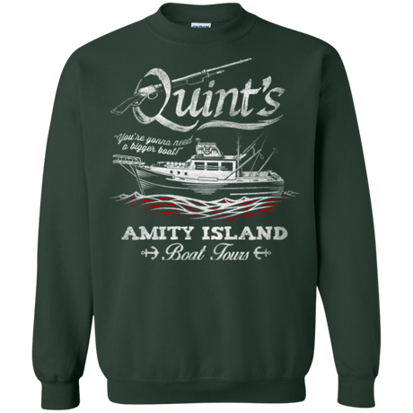 Quints Boat Tours Crewneck Sweatshirt