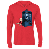 Silence Falls Triblend Long Sleeve Hoodie Tee