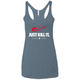 Just Kill It Women's Triblend Racerback Tank