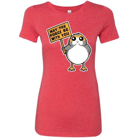 May The Porgs Be With You Women's Triblend T-Shirt