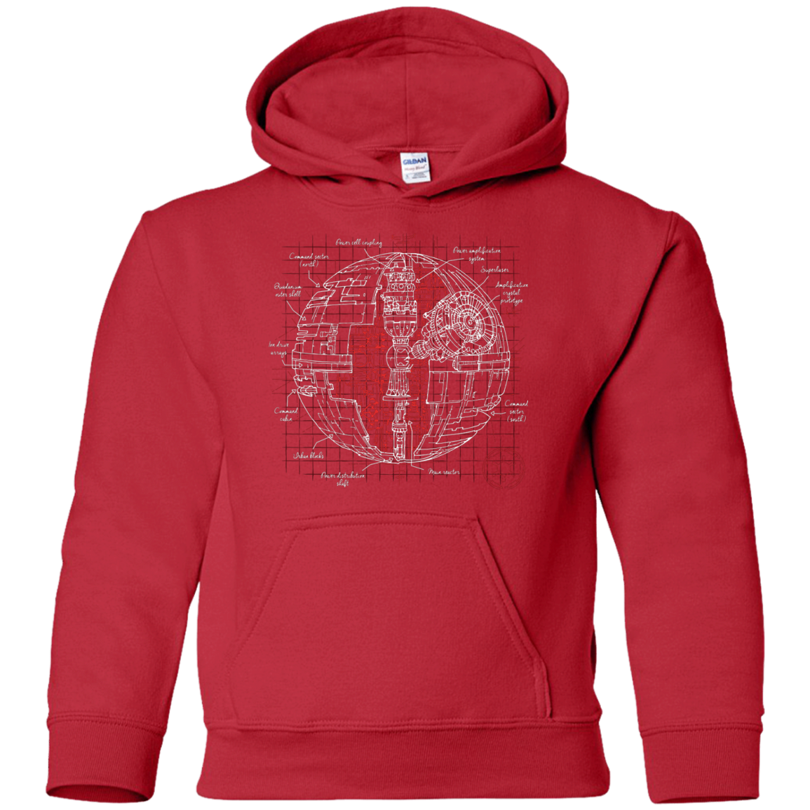 Death Star Plan Youth Hoodie