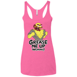 Grease Me Up Women's Triblend Racerback Tank
