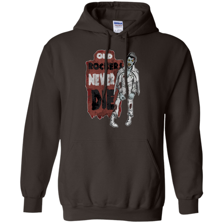 Old Rockers Never Die Pullover Hoodie