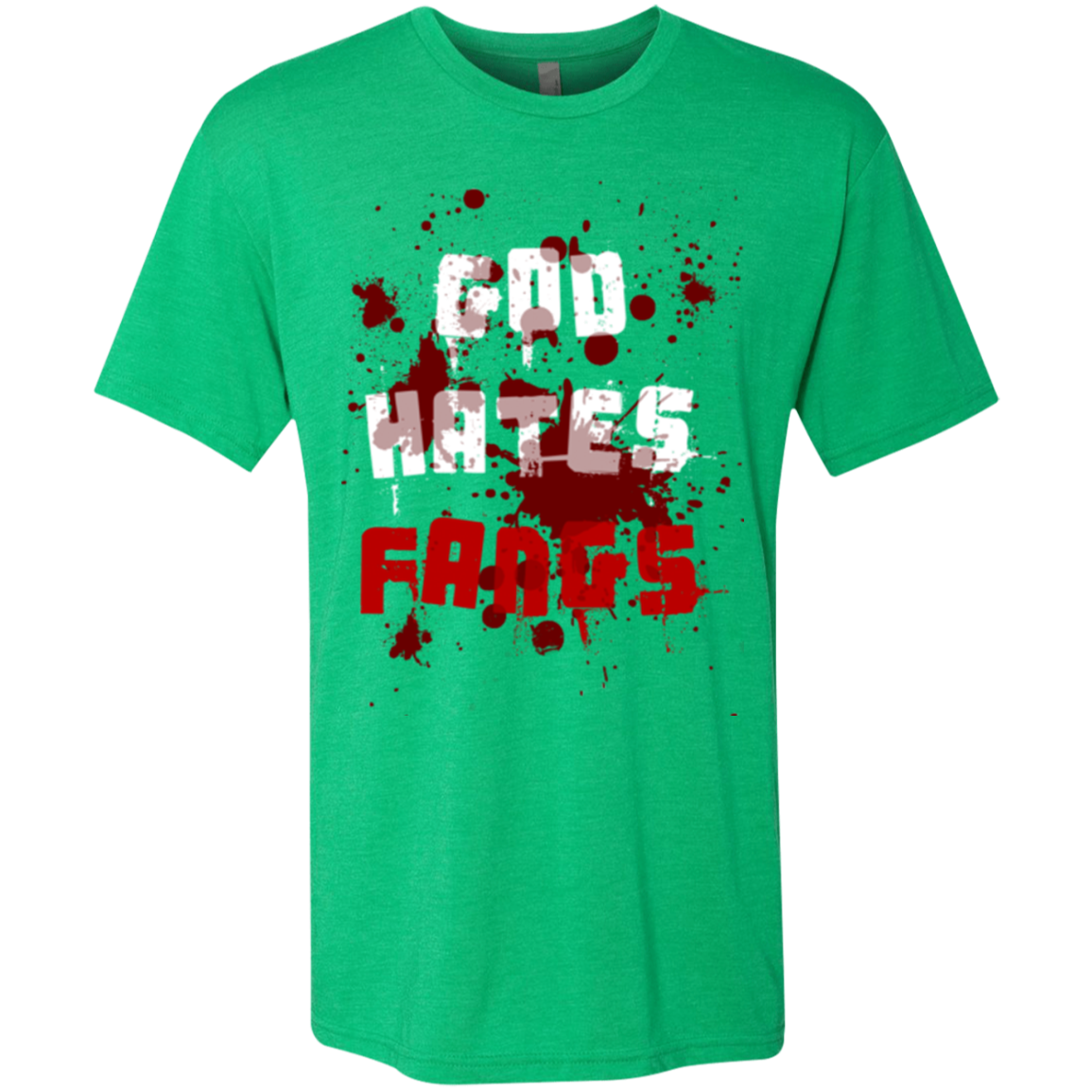 God hates fangs Men's Triblend T-Shirt