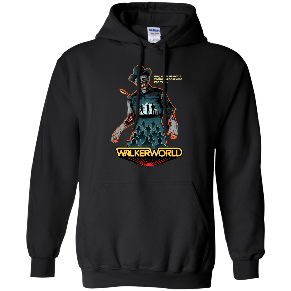 Walker World Pullover Hoodie