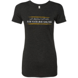 Deploying Hotfixes For Food And Shelter Women's Triblend T-Shirt