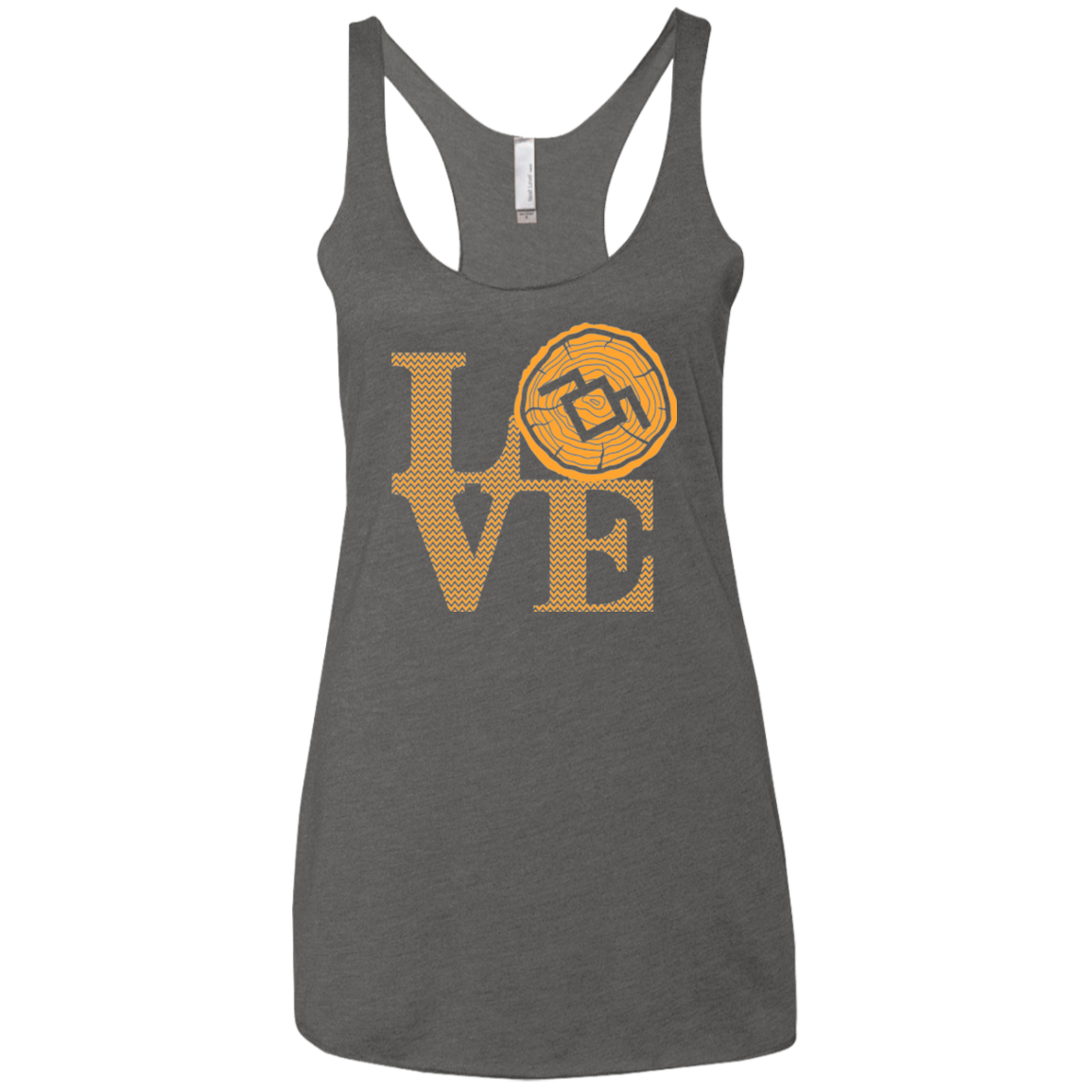 LOVE TWIN PEAKS Women's Triblend Racerback Tank