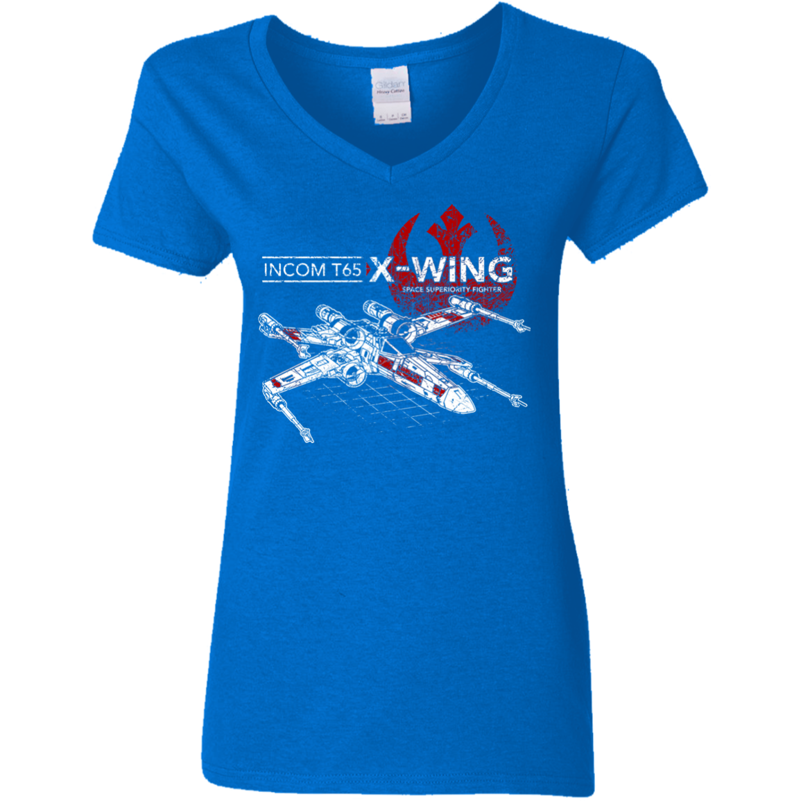 T-65 X-Wing Women's V-Neck T-Shirt