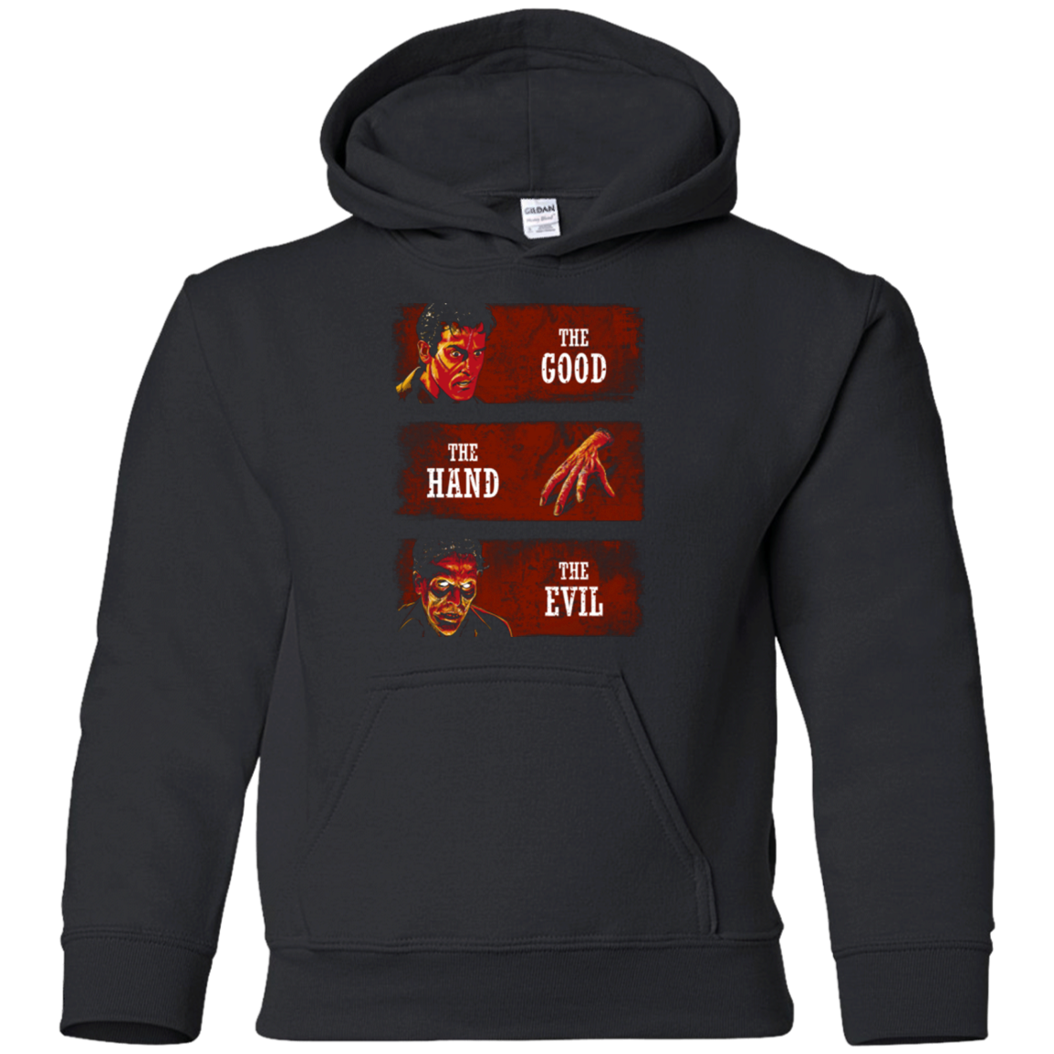 The Good the Hand and the Evil Youth Hoodie