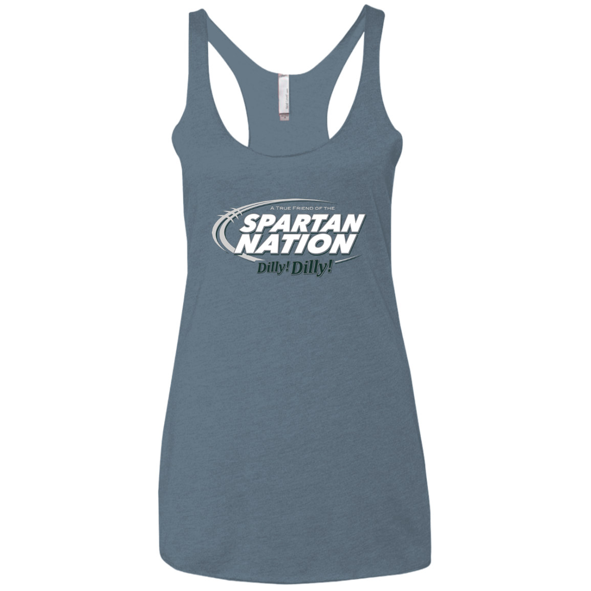 Michigan State Dilly Dilly Women's Triblend Racerback Tank