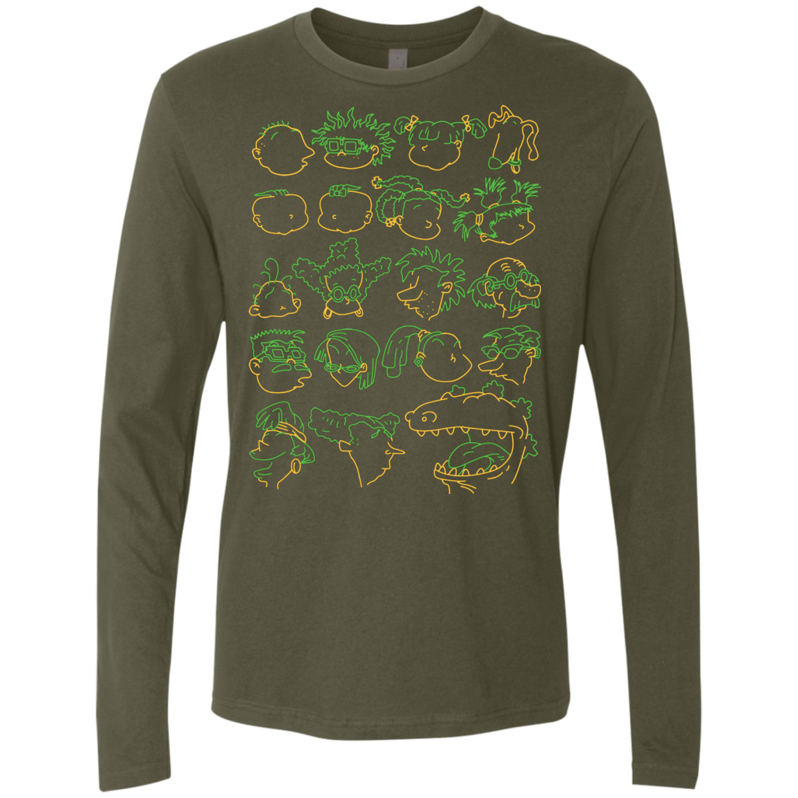 RUGRAT HEADS Men's Premium Long Sleeve