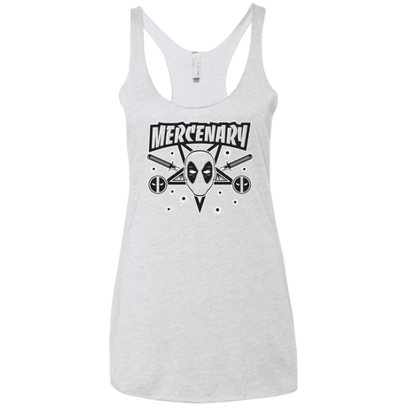 Mercenary (1) Women's Triblend Racerback Tank