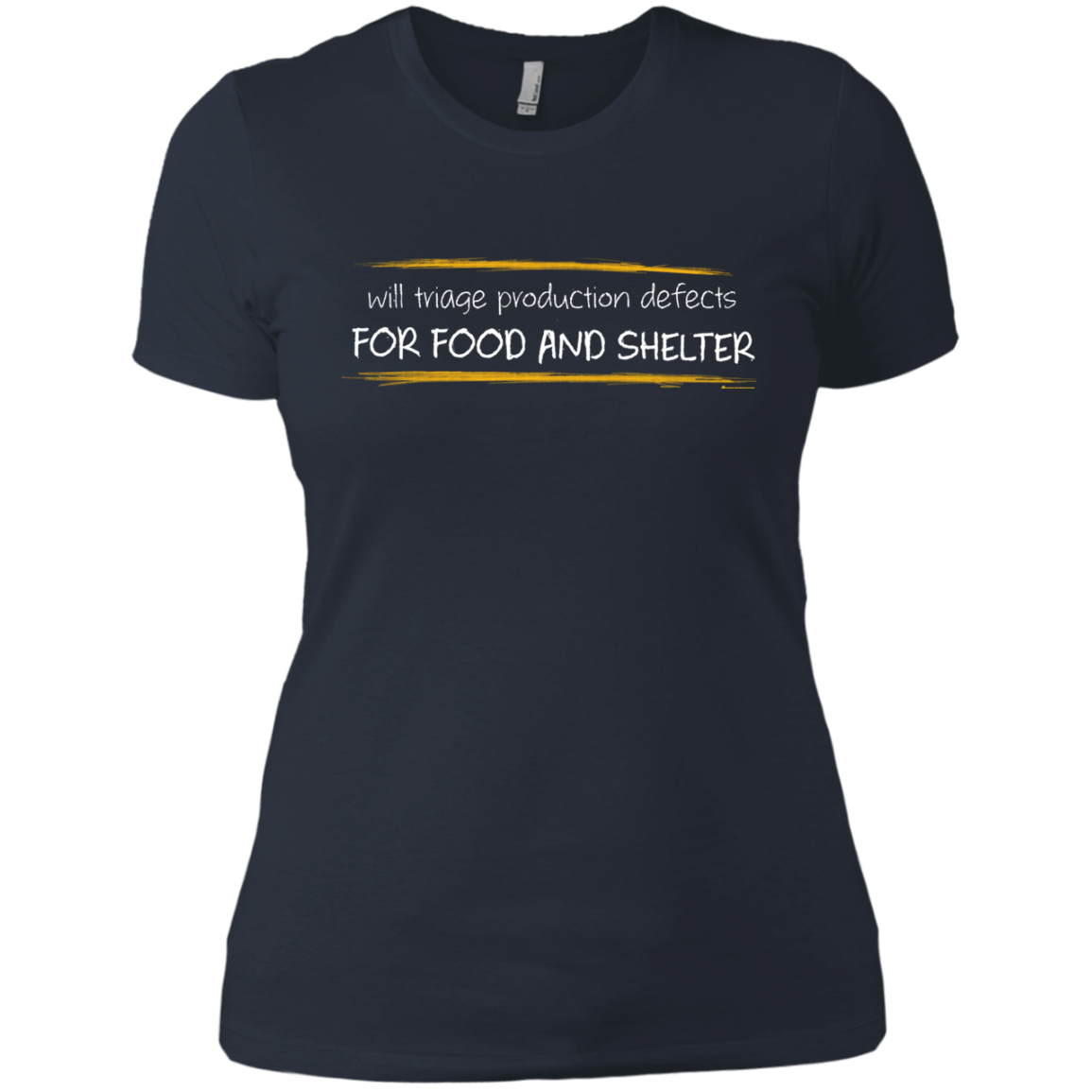 Triaging Defects For Food And Shelter Women's Premium T-Shirt