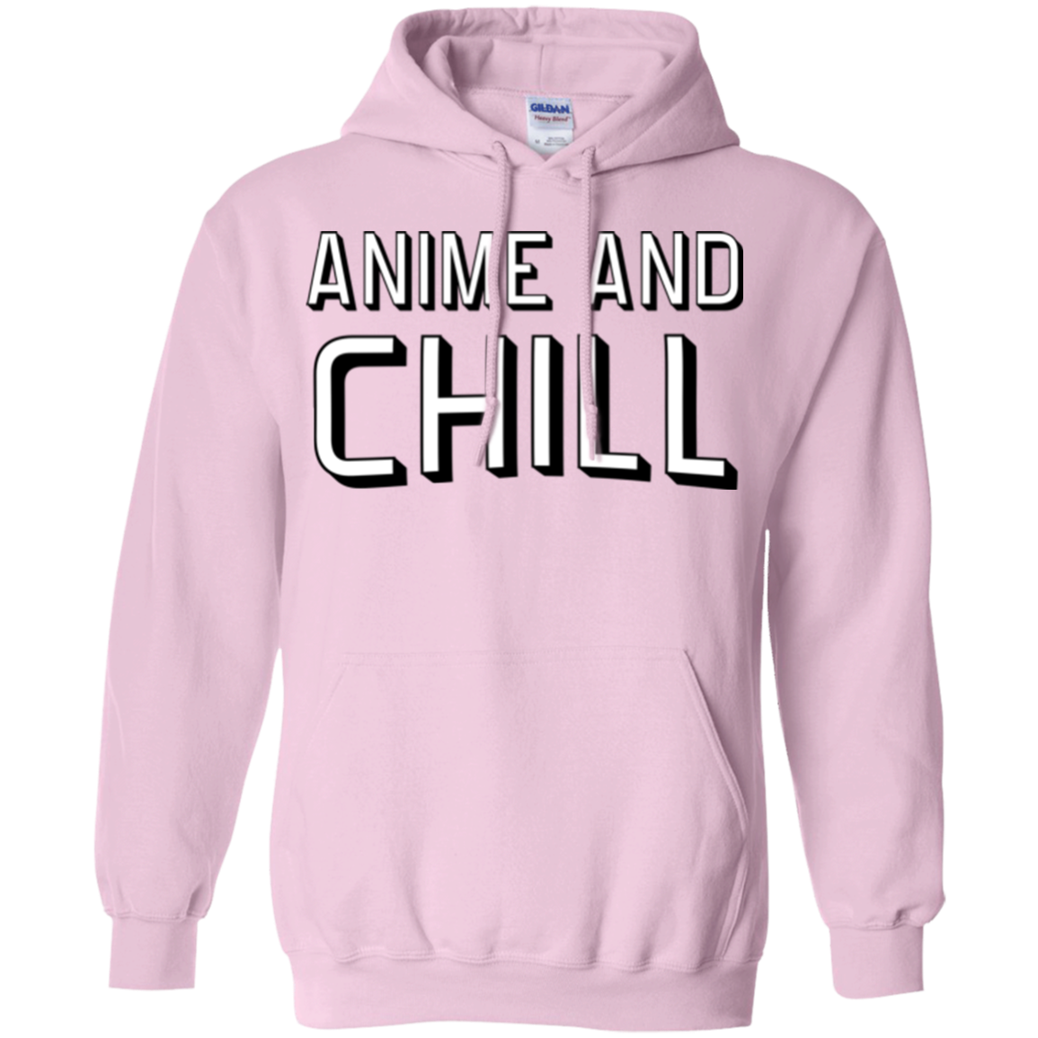 Anime and chill Pullover Hoodie