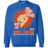 Vote Bacon In 2018 Crewneck Sweatshirt
