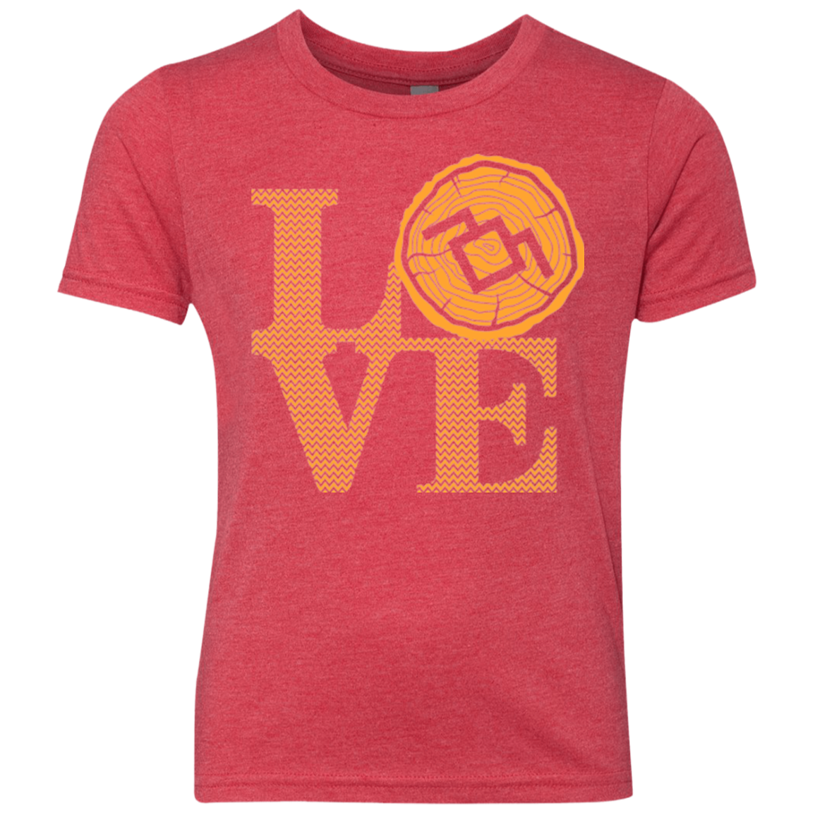 LOVE TWIN PEAKS Youth Triblend T-Shirt