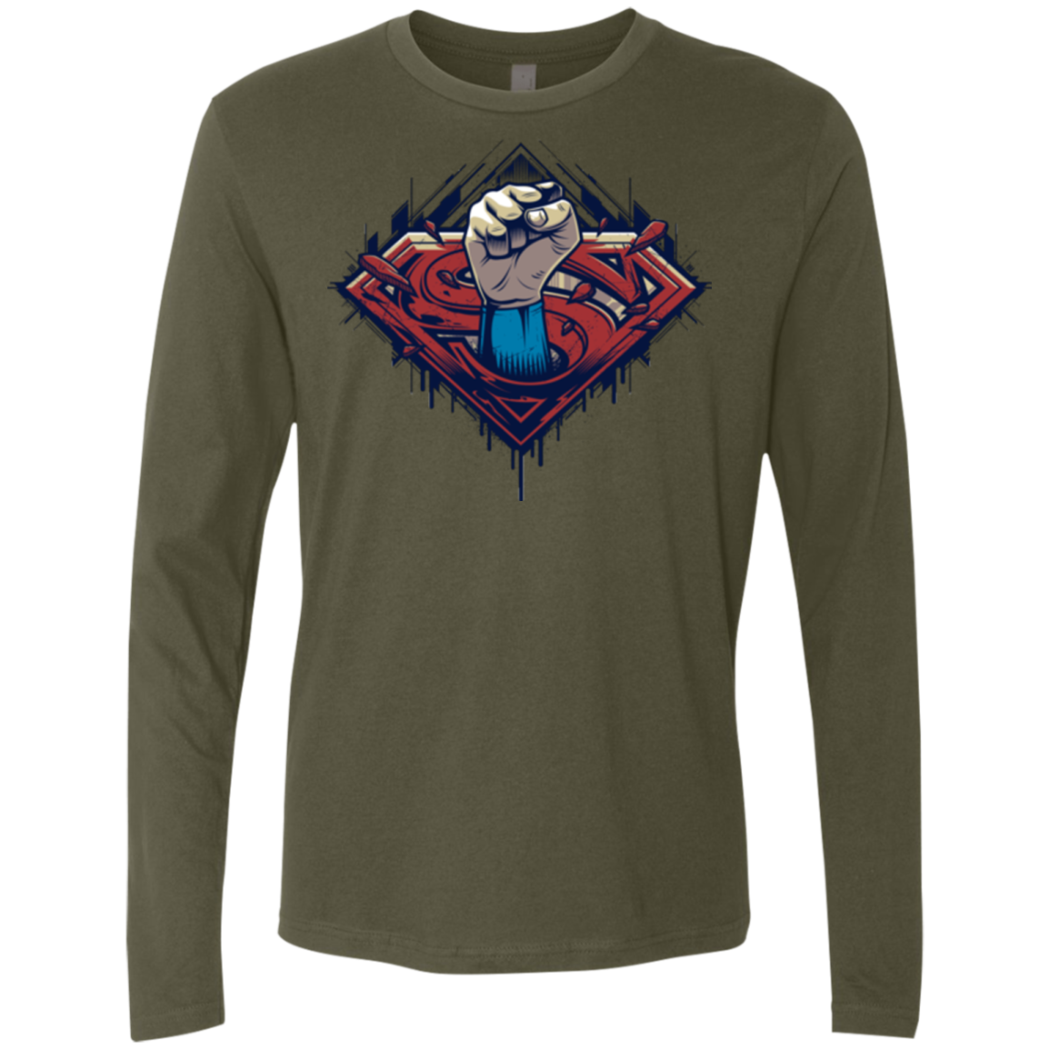 Steel Hero Men's Premium Long Sleeve