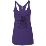 Dalek Plan Women's Triblend Racerback Tank