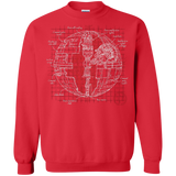 Death Star Plan Crewneck Sweatshirt