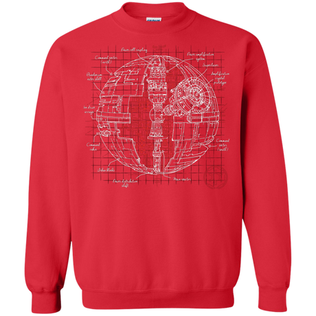 Death Star Plan Crewneck Sweatshirt