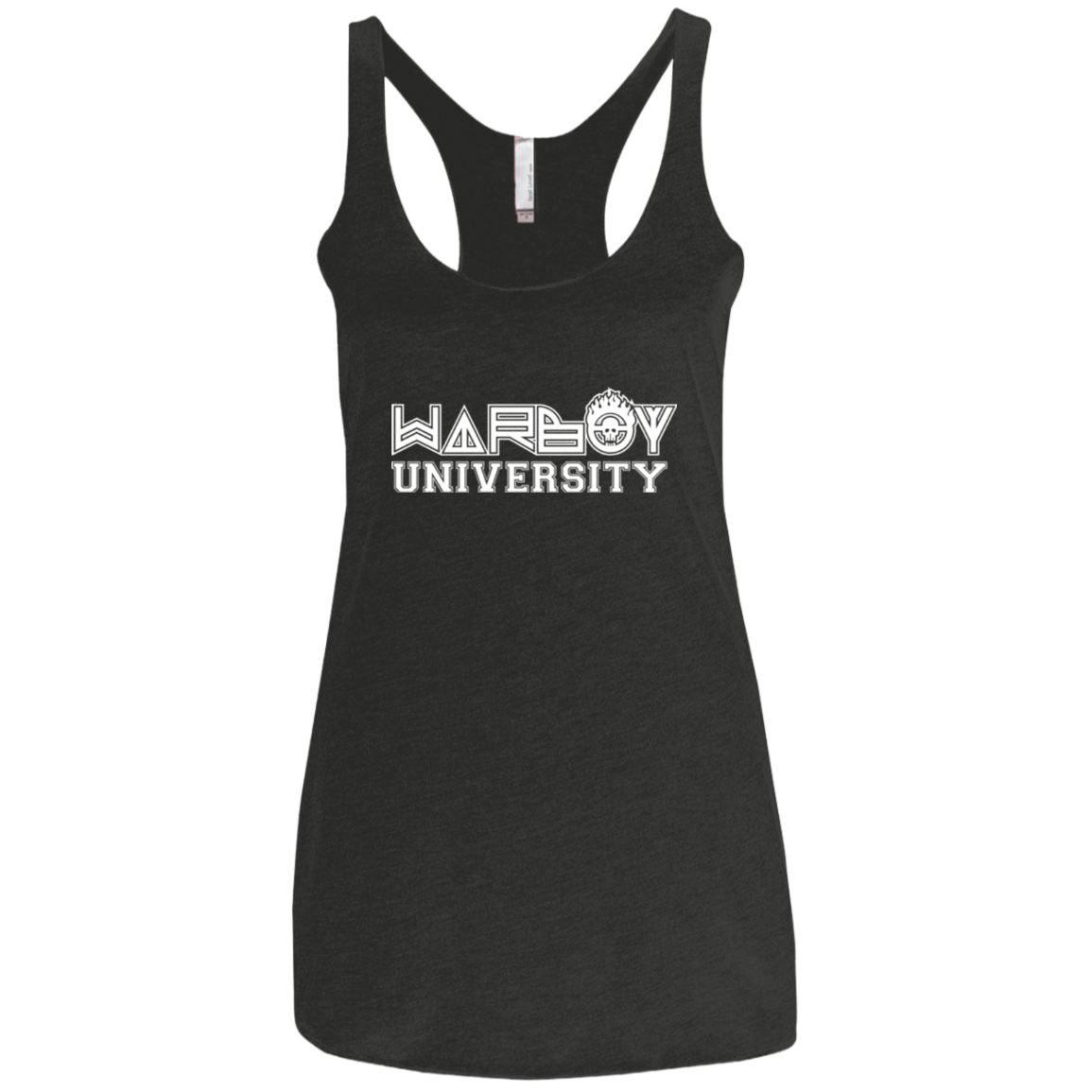 Warboy University Women's Triblend Racerback Tank