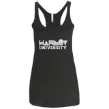 Warboy University Women's Triblend Racerback Tank