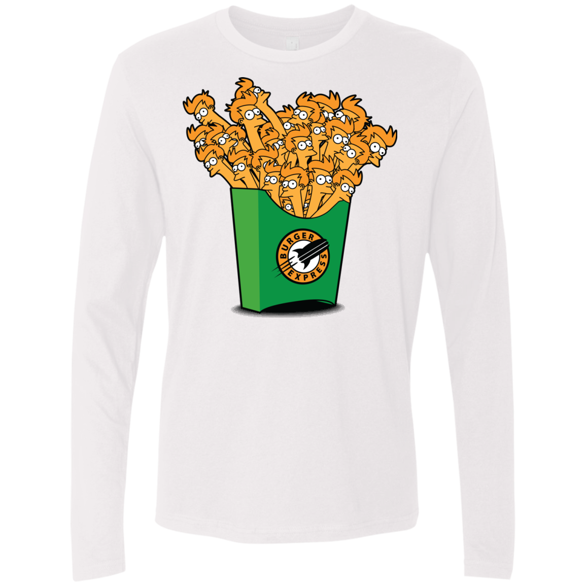 Box of Fries Men's Premium Long Sleeve